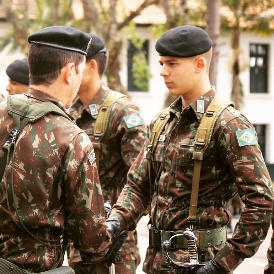 Officer greeting